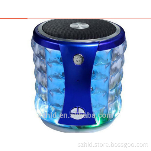Mini Portable bluetooth speaker wireless Stereo T-2096A LED Speakers Subwoofers with mic for Cellphones PC Laptop